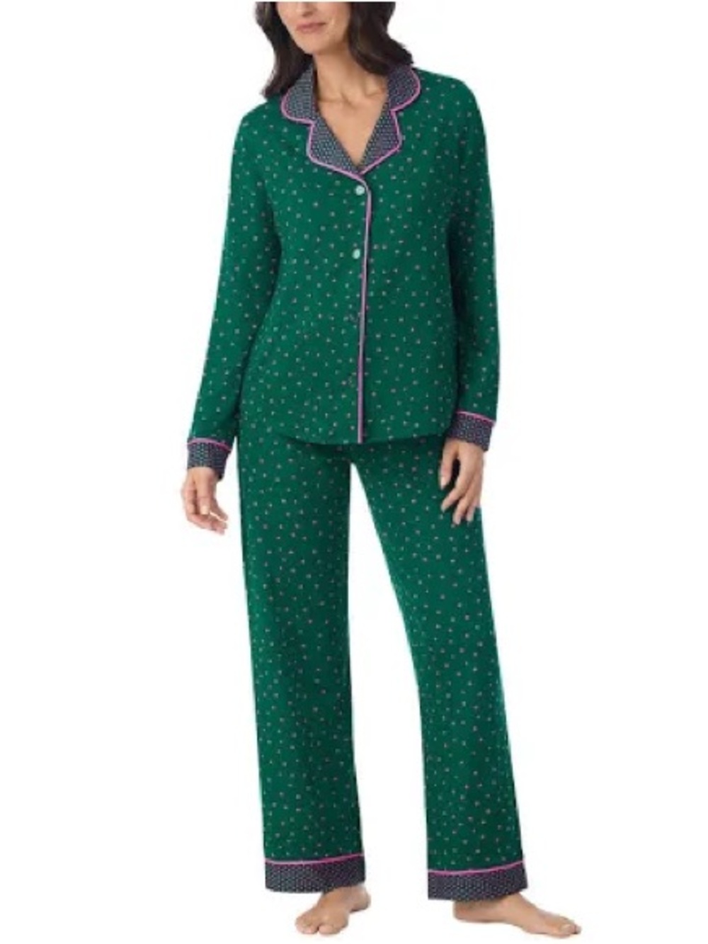 Room Service Women's Notch Collar Pajamas